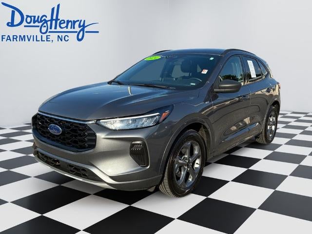 2024 Ford Escape ST-Line in Gray — front three-quarter view