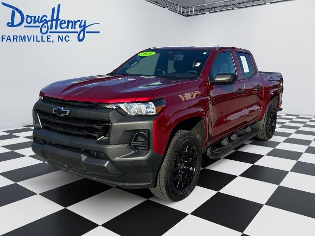 2025 Chevrolet Colorado WT/LT in Radiant Red Tintcoat — front three-quarter view
