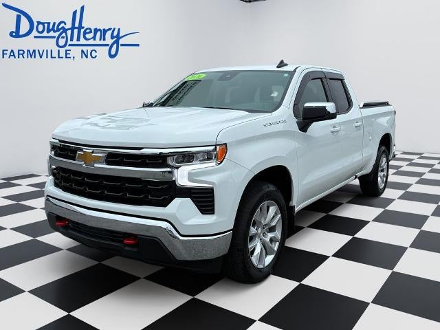 2026 Chevrolet Silverado 1500 LT in Summit White — front three-quarter view