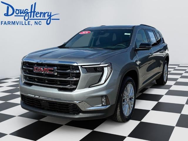 2026 GMC Acadia Elevation in Sterling Metallic — front three-quarter view