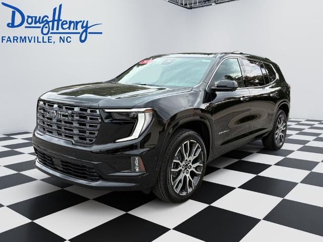 2026 GMC Acadia Denali Ultimate in Ebony Twilight Metallic — front three-quarter view
