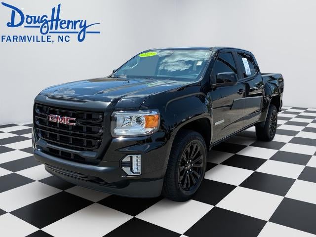 2022 GMC Canyon Elevation in Onyx Black — front three-quarter view
