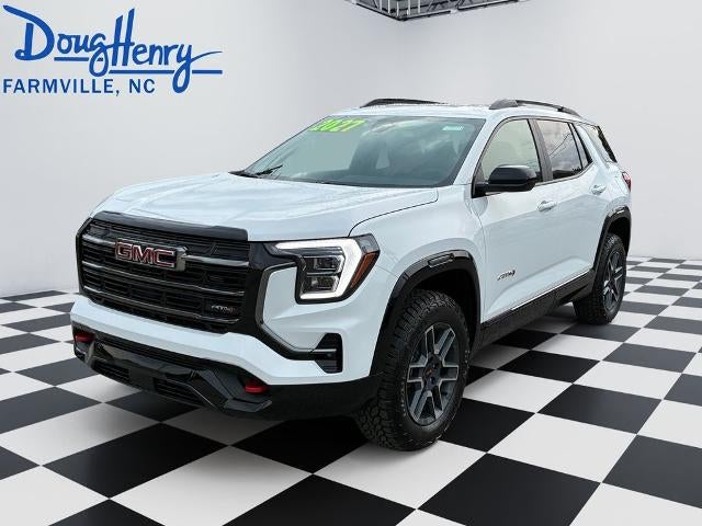 2027 GMC Terrain AWD AT4 in Summit White — front three-quarter view