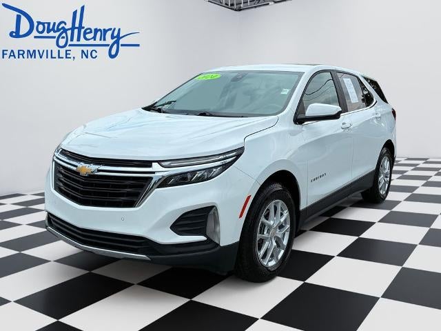 2024 Chevrolet Equinox LT in Summit White — front three-quarter view