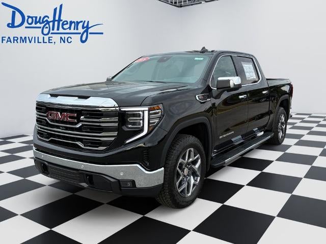 2026 GMC Sierra 1500 SLT in Onyx Black — front three-quarter view